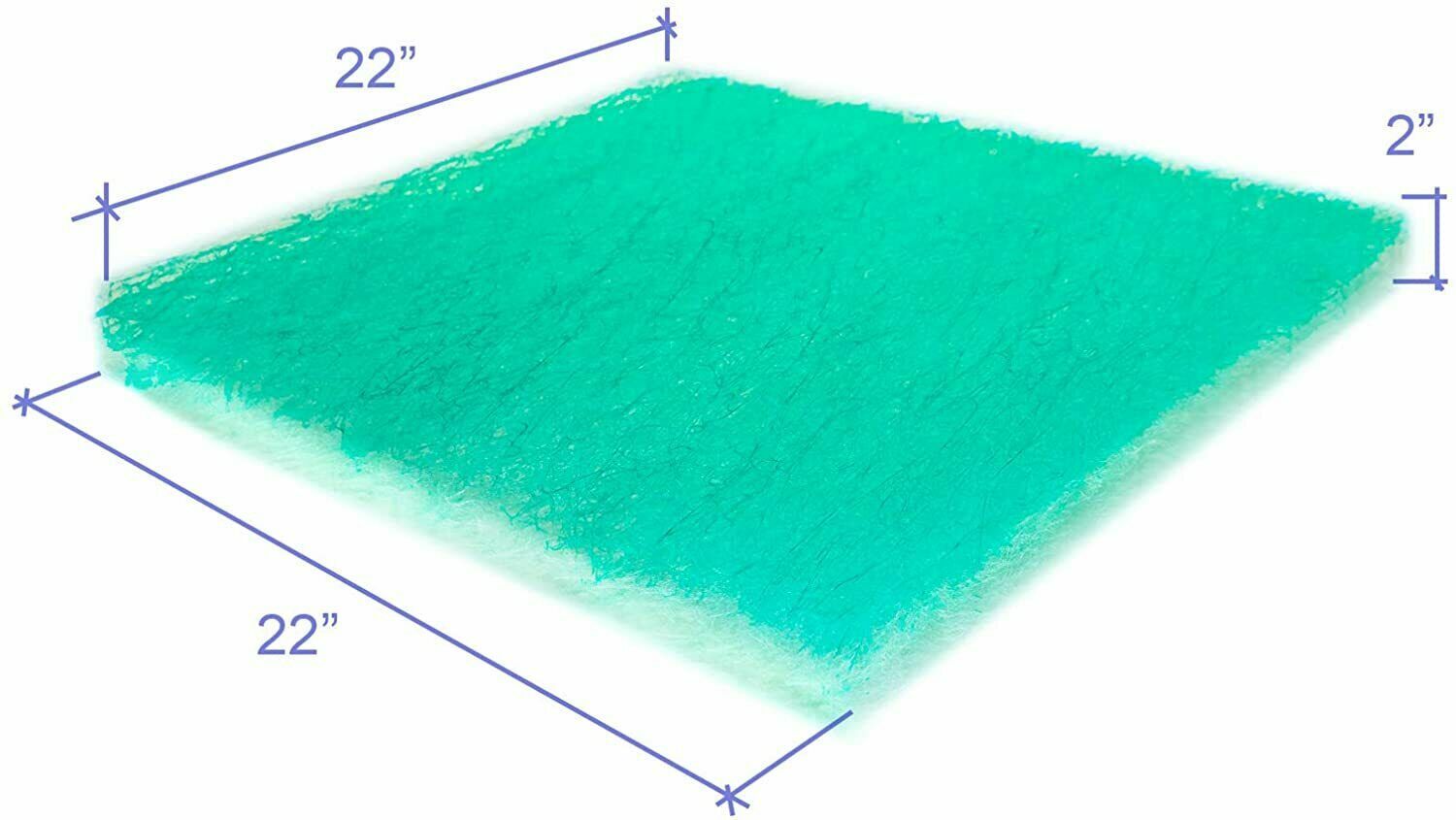 Paint Spray Booth Exhaust Filter 20"x20"x2" 100/Case Bodyshop