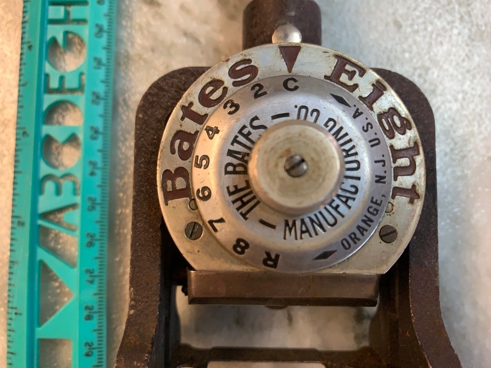 Vintage Bates Numbering Machine
