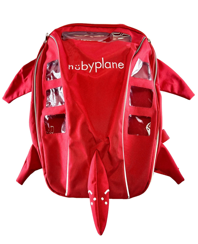 Nubyplane Airplane Kids' Backpack, Red