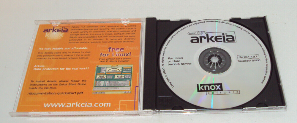 arkeia 4.2 Knox Software