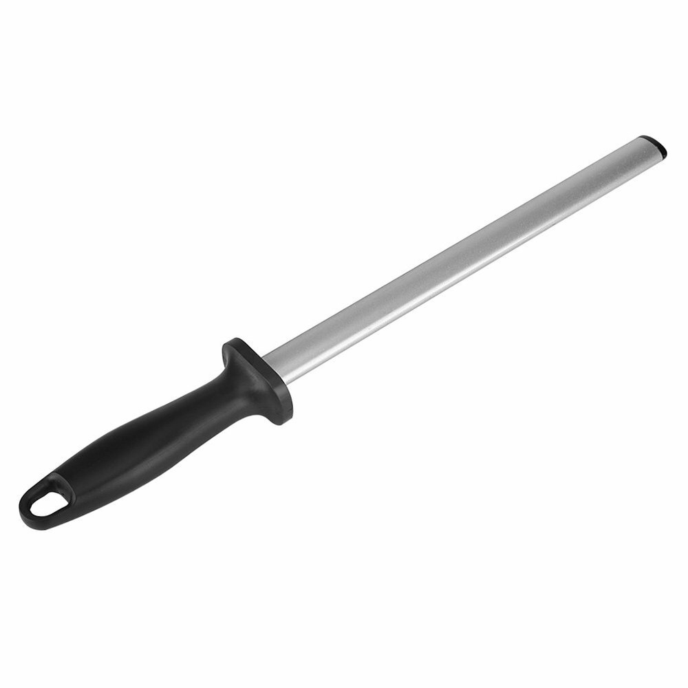 Professional 10 Inch Chef Knife Sharpener Rod Diamond Sharpening Stick US