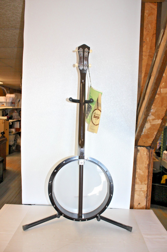 Harmony 4800 4 String Open Back Banjo With Case