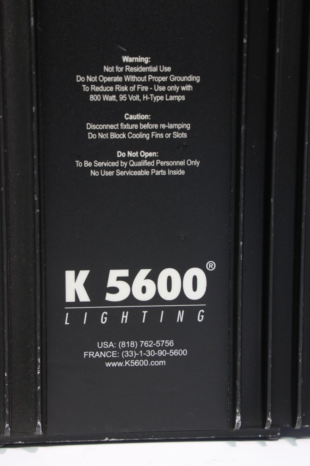K 5600 Joker-Bug 800 Watt par lamp head Complete Kit
