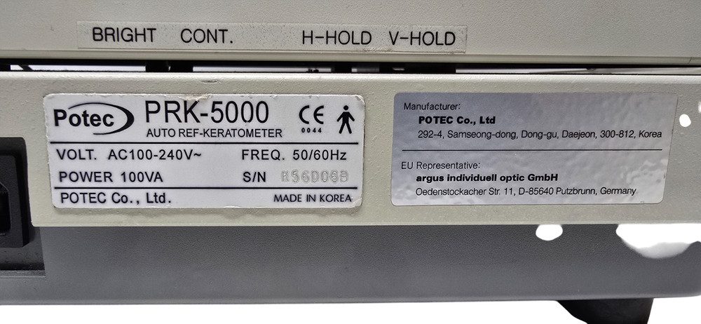 Potec Autorefractor Keratometer PRK-5000