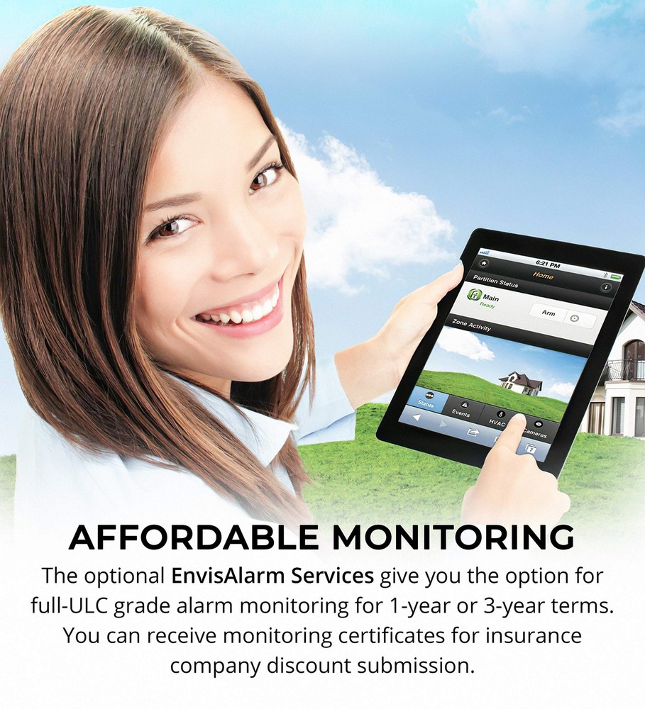 "IP Security Interface Module for DSC Honeywell Systems Compatible with Alexa"