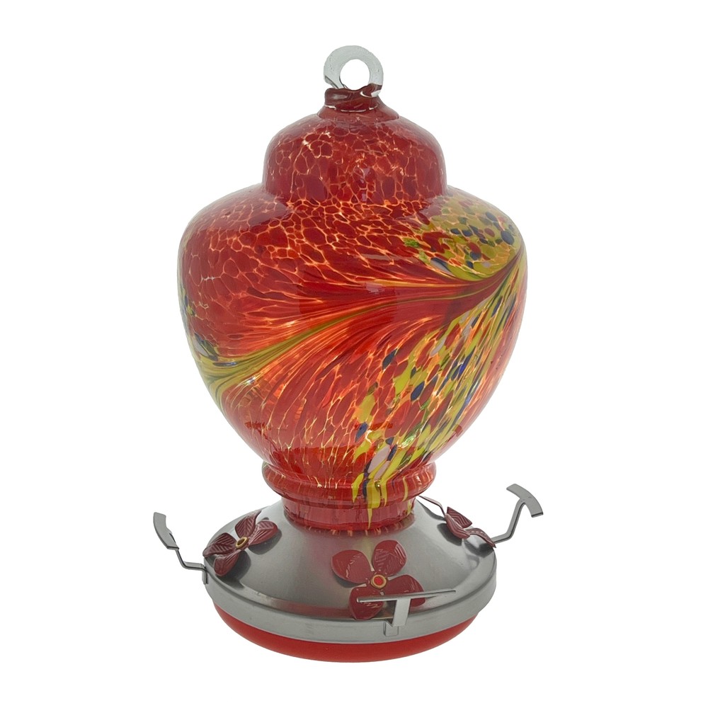 Drip Depot Glass Hummingbird Feeder