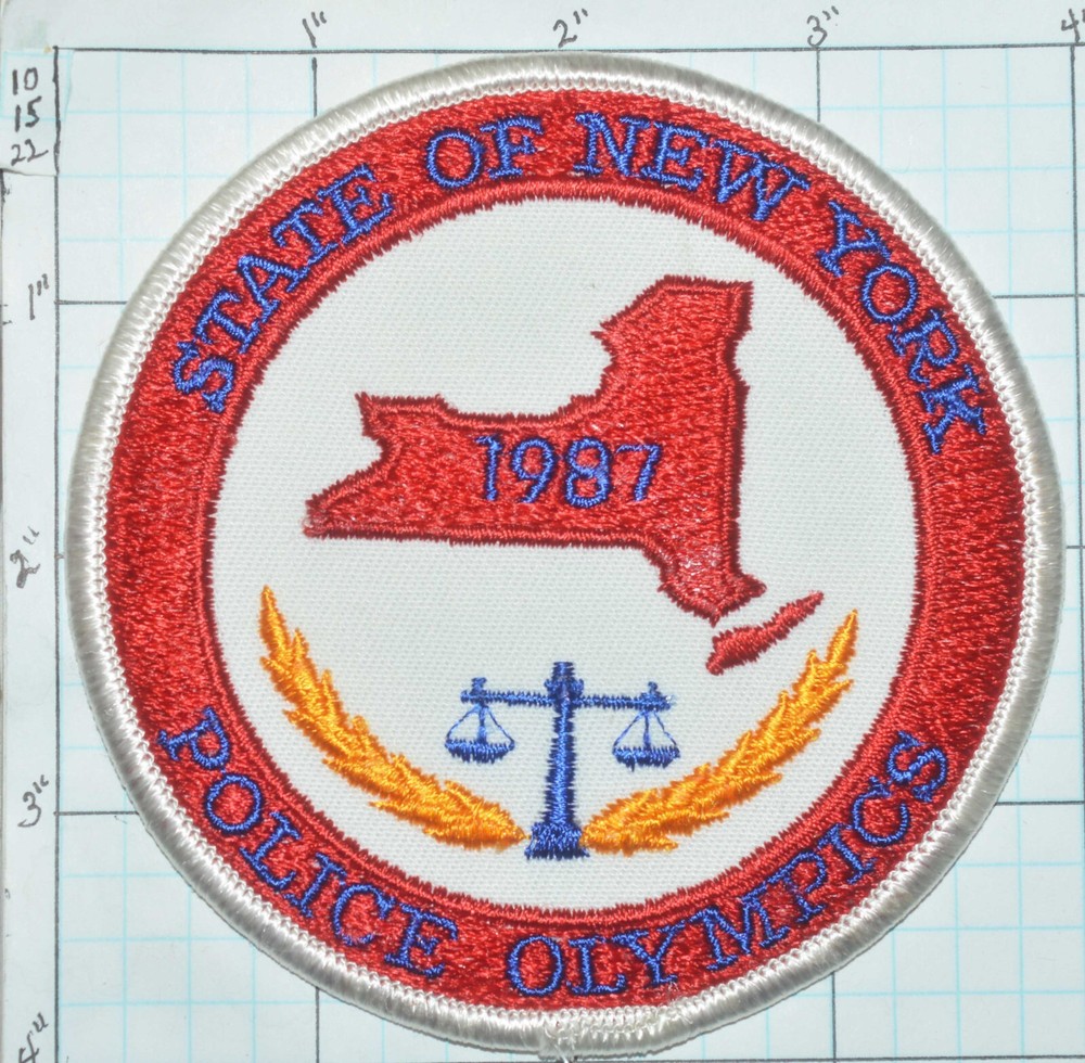 NEW YORK POLICE OLYMPICS 1987 PATCH