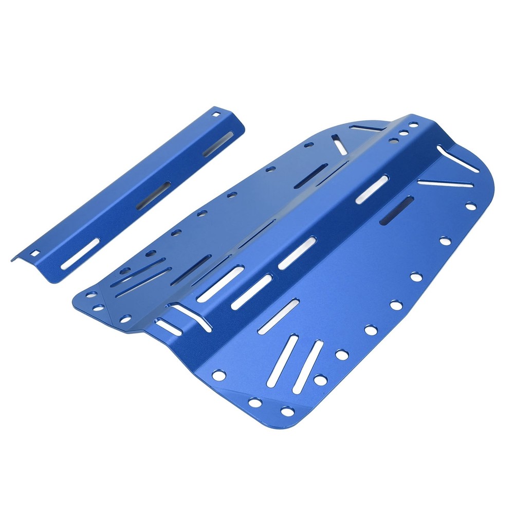 Blue Diving Backplate Aluminum Single Double Bottle Compatible Diver BCD WT