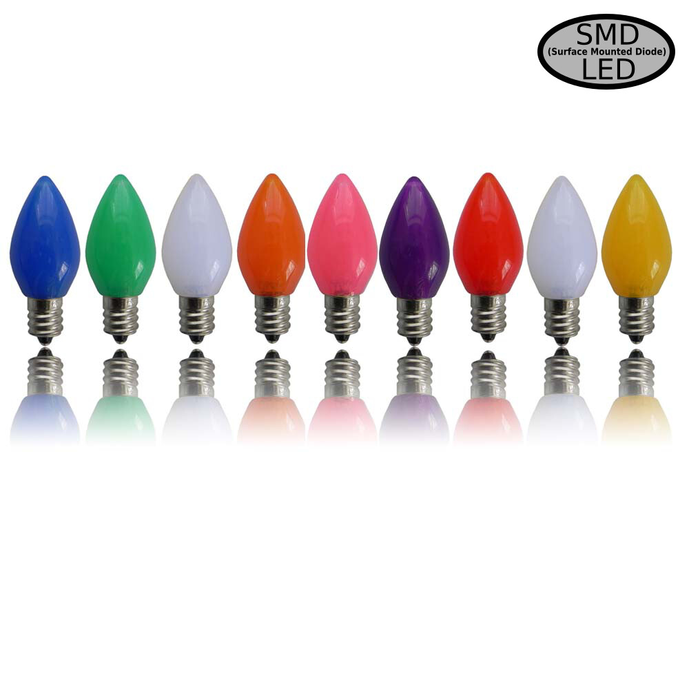 C7 Smooth Opaque SMD Led Bulbs