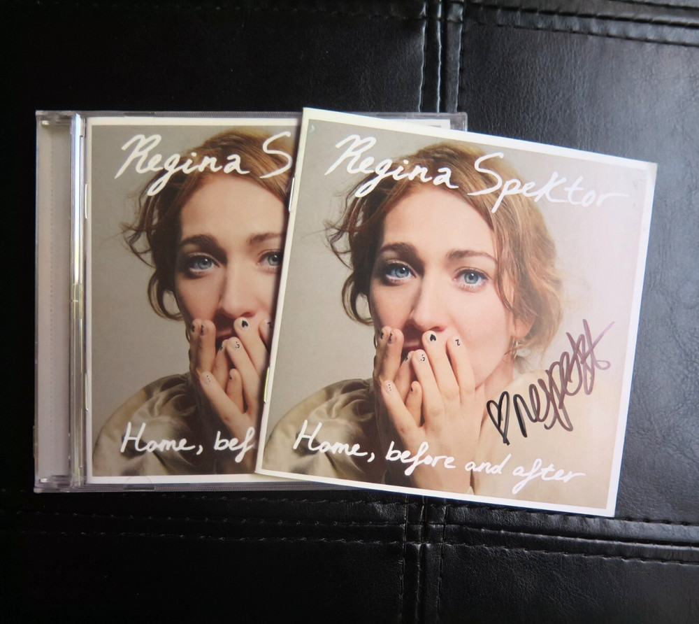SIGNED by Regina Spektor | Home, Before, & After | Factory Sealed CD | MINT