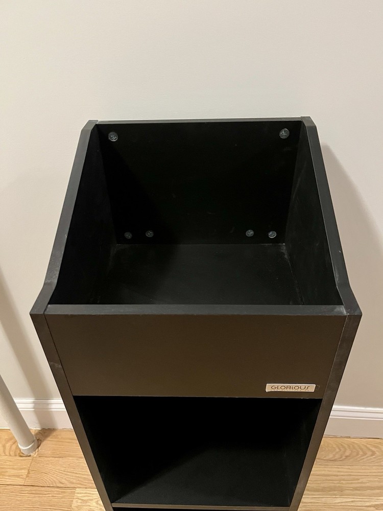 Glorious Record Rack 330, Black (NYC pickup or delivery)