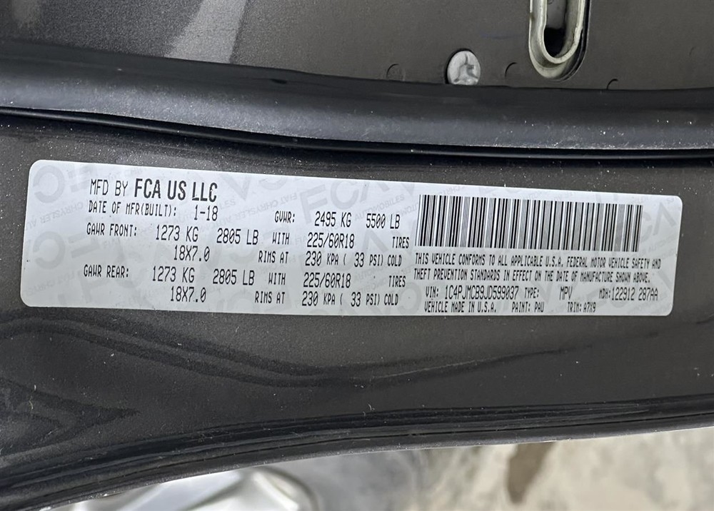 Camera/Projector Camera Front Behind Windshield Fits 14-18 CHEROKEE 2792810