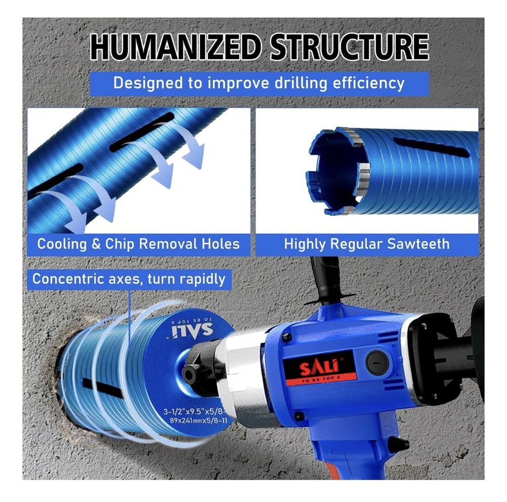 SALI 6 1/4” X 11” Core Drill Bit