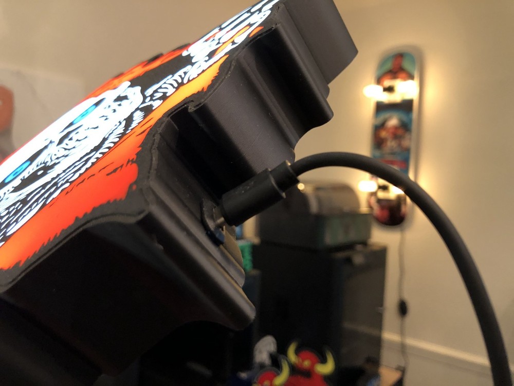 Powell Peralta Ripper Logo, 3D Printed LED Light Box, USB-C Power Cable