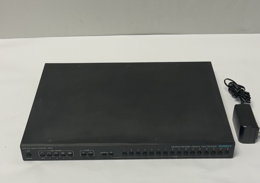 ROBOT MV16P Multivision Pro Monochrome Duplex Multiplexer With Power Adapter