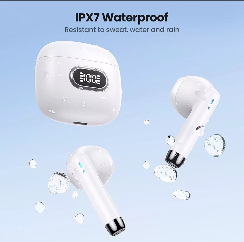 Wireless Headphones TWS Earbuds Bluetooth Stereo Headset for Galaxy Note20