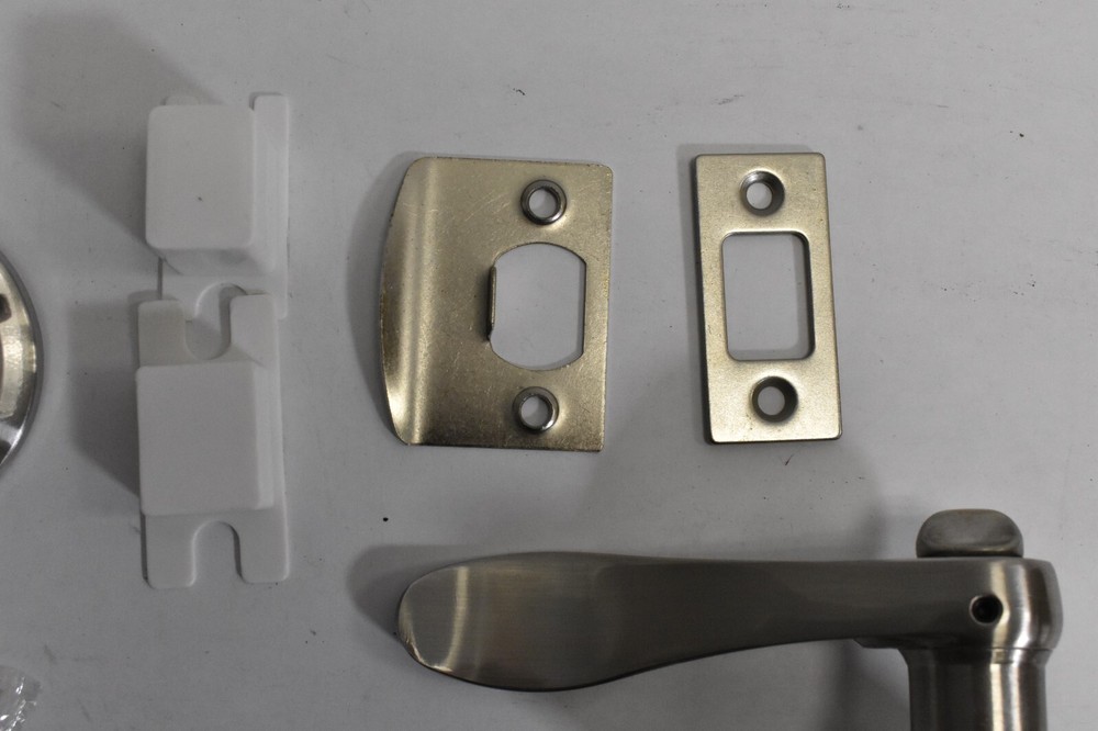Front Entry Door Combo Handle Lock Set Wave Lever Single Deadbolt
