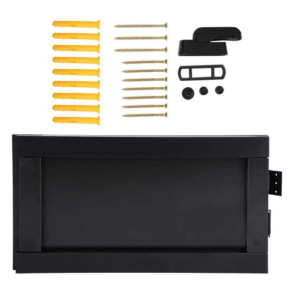 75*40cm Black Folding Dining Table Wall Mounted Folding Table For Home Offices