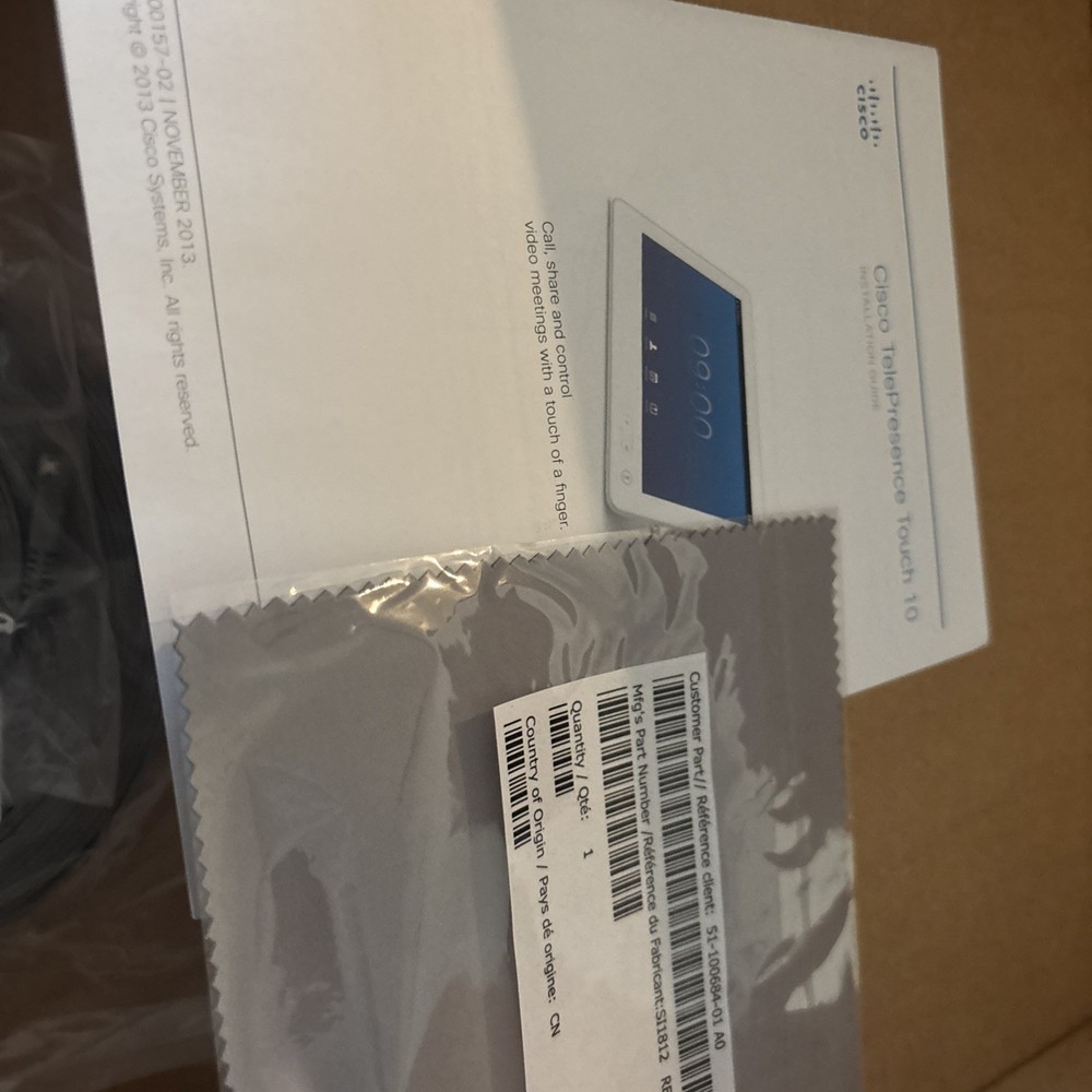CISCO TTC5-09 Telepresence Touch 10 Control Panel