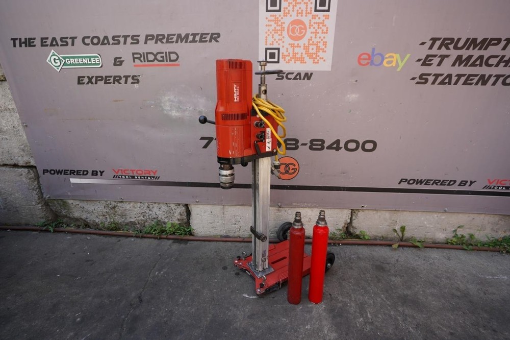 Hilti Core Drill Rig with 2 Bits.  120 volts.  Works Fine.