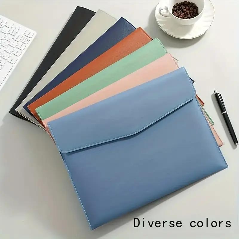 A4 Folder with Snap Closure, Suitable for Business Professionals, Smooth Finish