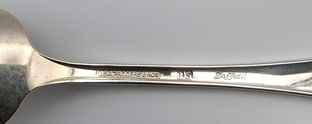 1847 Rogers Bros Daffodil Pattern Tea Spoon Silverware Flatware