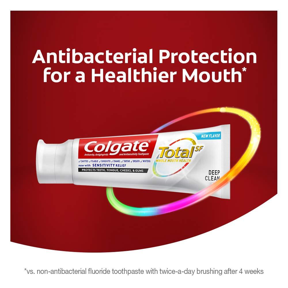 Colgate Total Deep Clean Antibacterial Toothpaste 10.2oz Pack of 2