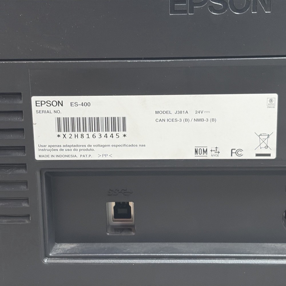 Epson Workforce ES-400 Color Duplex Document Scanner J381A