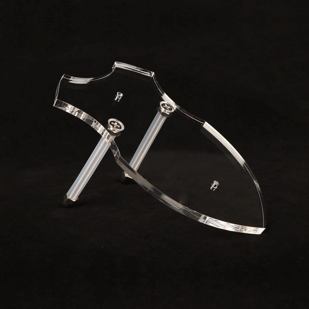 Multi-Purpose Transparent Sword Rack - Easy Assembly Display Solution