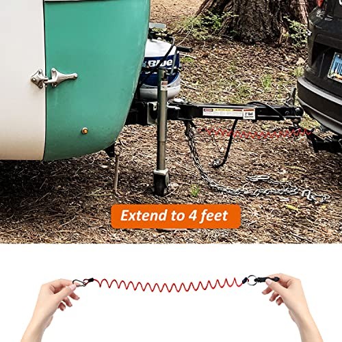 Replacement - 4 Ft Brake Away Cable with Pin for Trailer Breakaway Cable