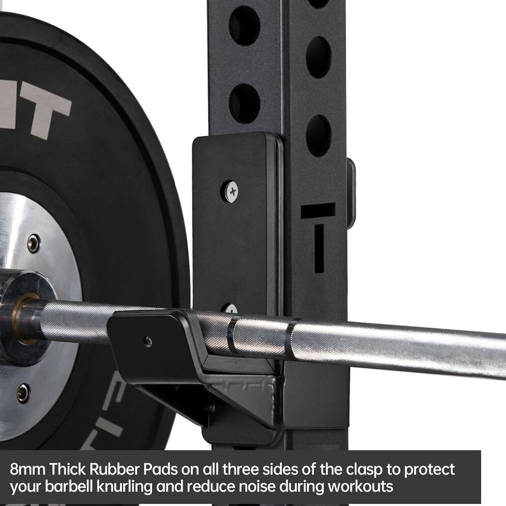 Double Bracket J-Hooks for 2" x 2" Power Rack – Ultimate Stability & Safety-