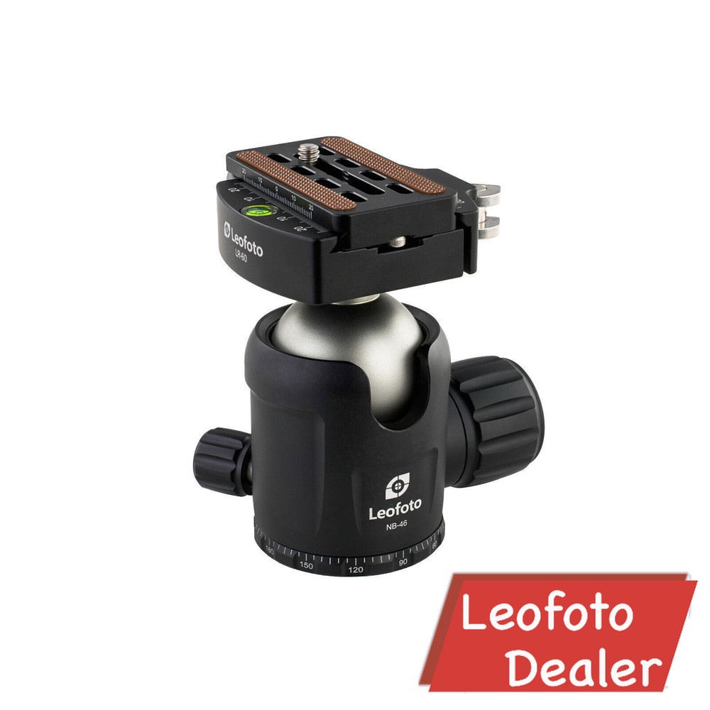Leofoto NB-46LR Pro Ball Head with Lever-Release Clamp | Arca