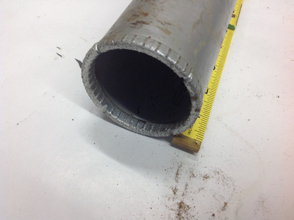 2-1/2" x 28" -7 Thread Silver Concrete Core Hammer Drill Bit. NEW