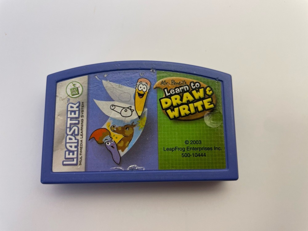 Mr. Pencil's Learn to Draw and Write Leapster Cartridge Only 2003 UNTESTED