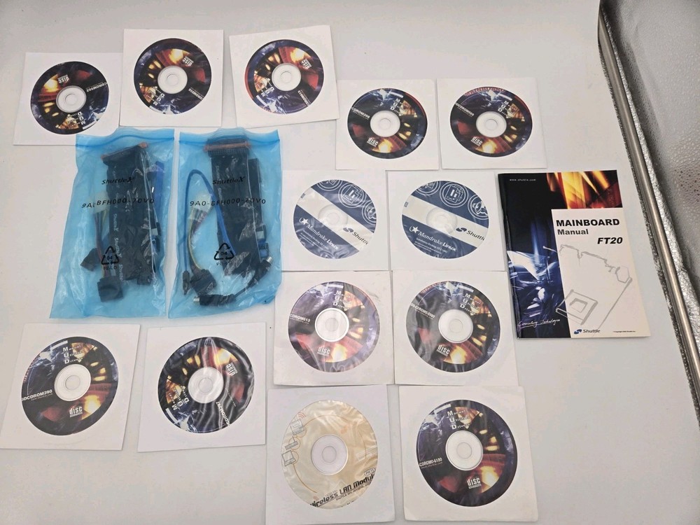 Shuttle Parallel Port PC8 Expansion Kit Lot / Software Disks /Misc Shuttle J106