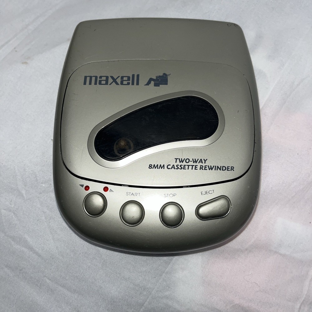 Maxell 8mm RW-1 Two Way 8mm Cassette Rewinder Untested