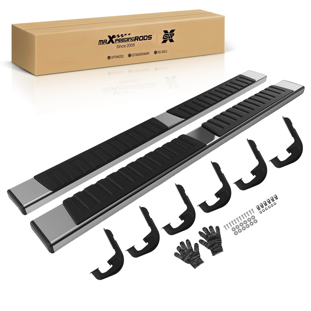 Side Steps Step Rails for Silverado/GMC Sierra 2007-2018 Double/Extended Cab