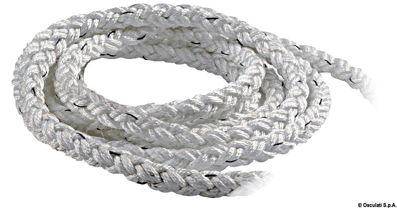 Osculati Square Line braid white 12 mm