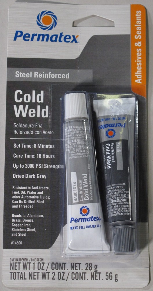 Permatex 14600 Cold Weld Bonding Compound 2oz