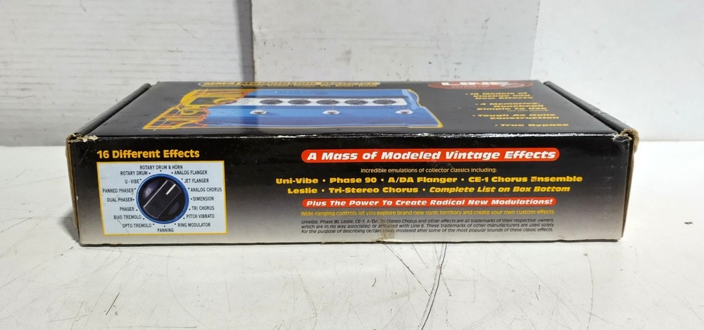 Line 6 MM4 Modulation Modeler Programmable Multiple Effects - No Power