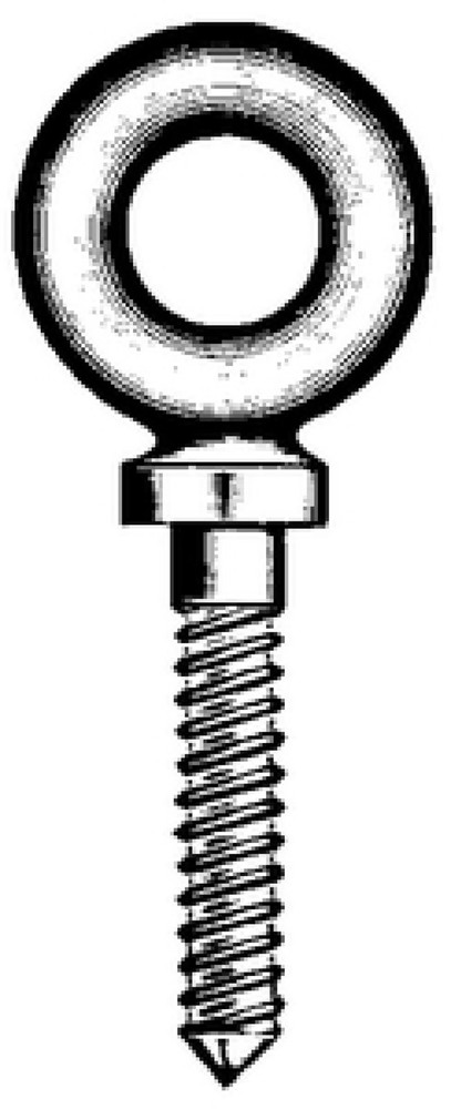 Chicago Hardware 89159 Shoulder Screw Eyebolt, Galvanized