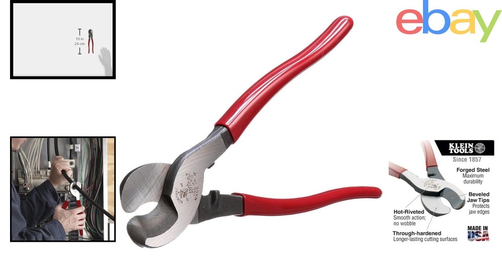 Through-Hardened Cable Cutter Designed for Long-Lasting Cutting Surfaces