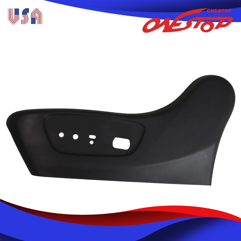 Front Left Outer Seat Trim Panel Black for 2014-2020 Nissan Rogue 87380-4BB3A