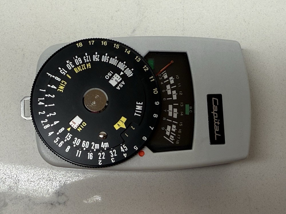 CAPITAL D-III Incident and Reflected Light Cds Exposure Meter W/ Case - Untested