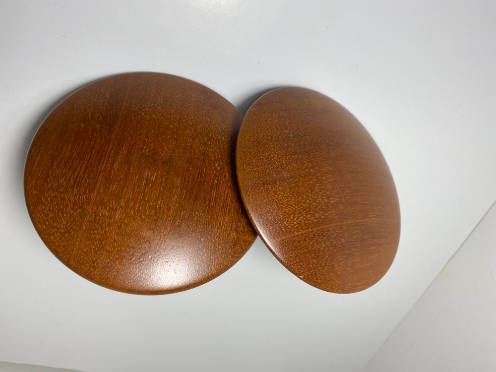 Teak Knobs 4 5/8” Set of Two Large Giant Handles
