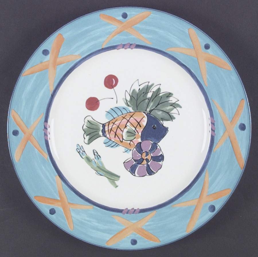 Mikasa Ocean Collage Chop Plate  4061178