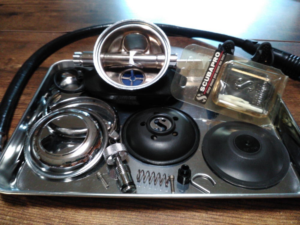 Vintage Scubapro Balanced Adjustable Second-Stage 3908856, Good Cndition.