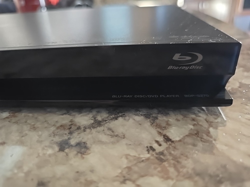 Sony BDP-S270 Network Streaming Blu-ray Disc DVD Player Tested NO REMOTE