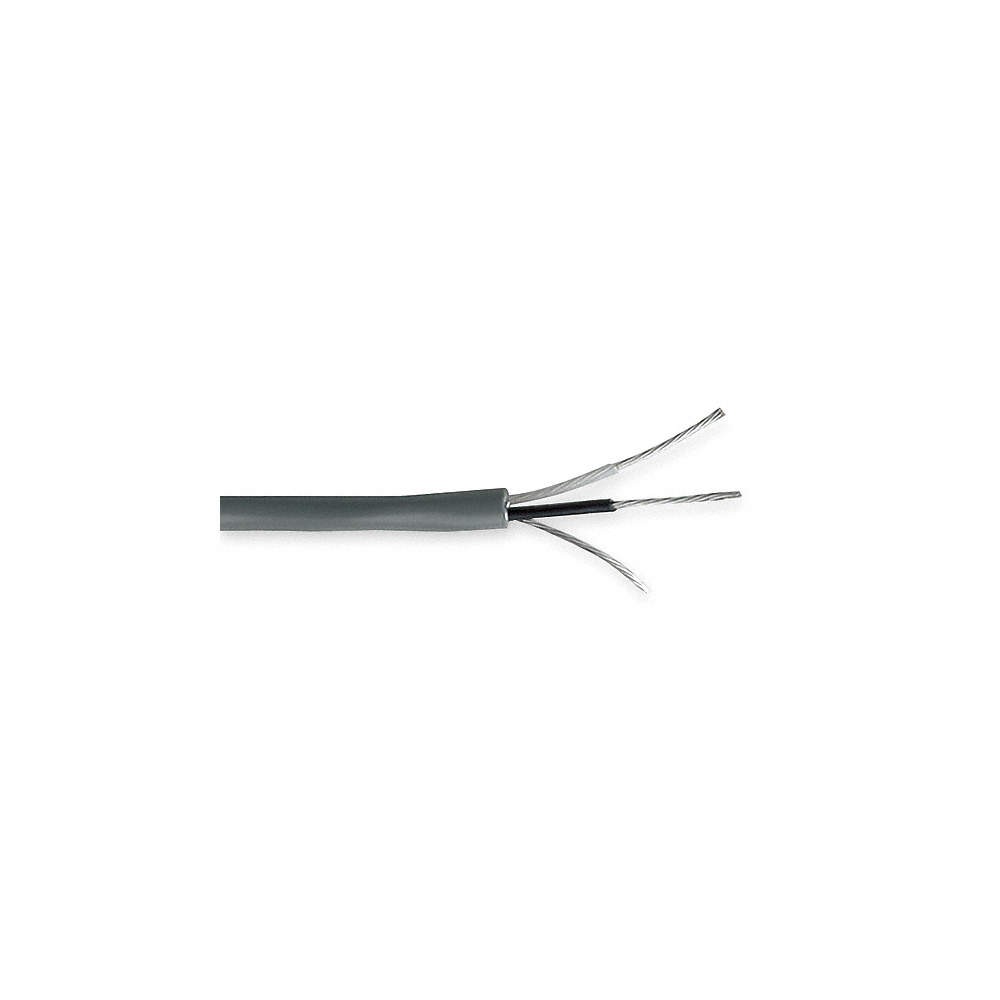 CAROL C2525A Data Cable,3 Wire,Gray,100ft 20LA40