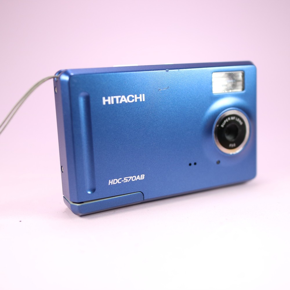 Hitachi Digital Camera HDC-570AB 5.0MP Blue Tested